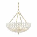 Hudson Valley 8 Light Chandelier, 8224-AGB 8224-AGB